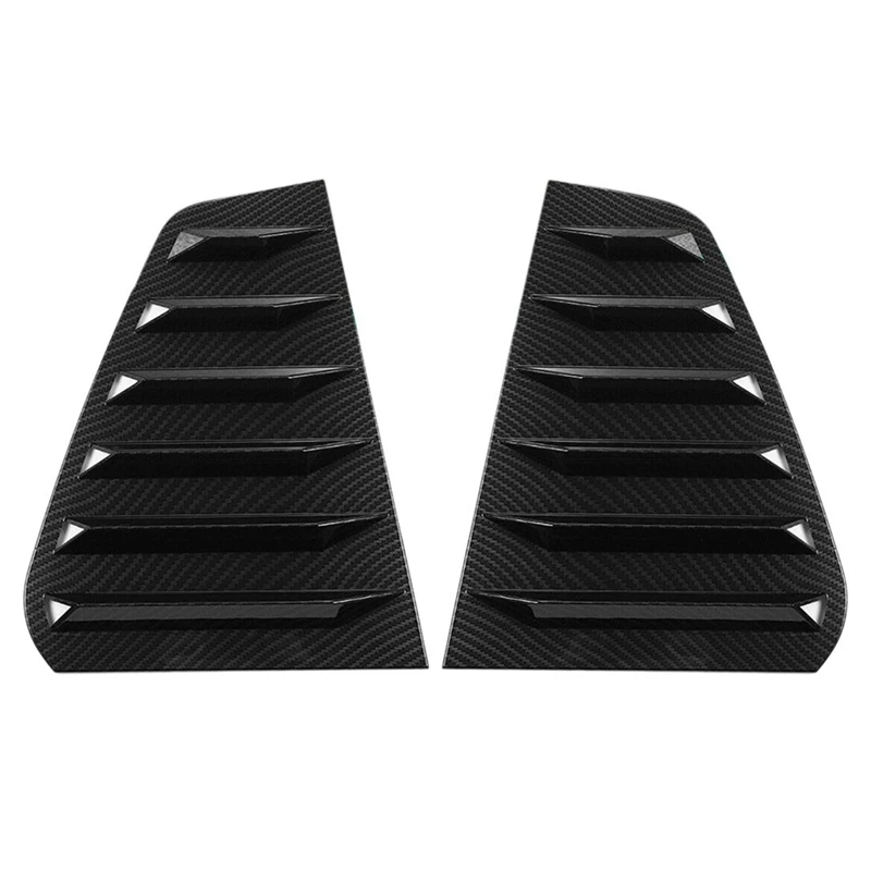 

Задние боковые стеклянные жалюзи, задние треугольные оконные жалюзи, декоративные наклейки для автомобилей VW Golf MK7 MK7.5 GTI / GTD