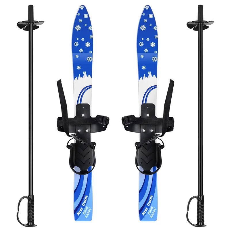 2024 Hot Selling Snow Plastic Skiing Board Set for Kids