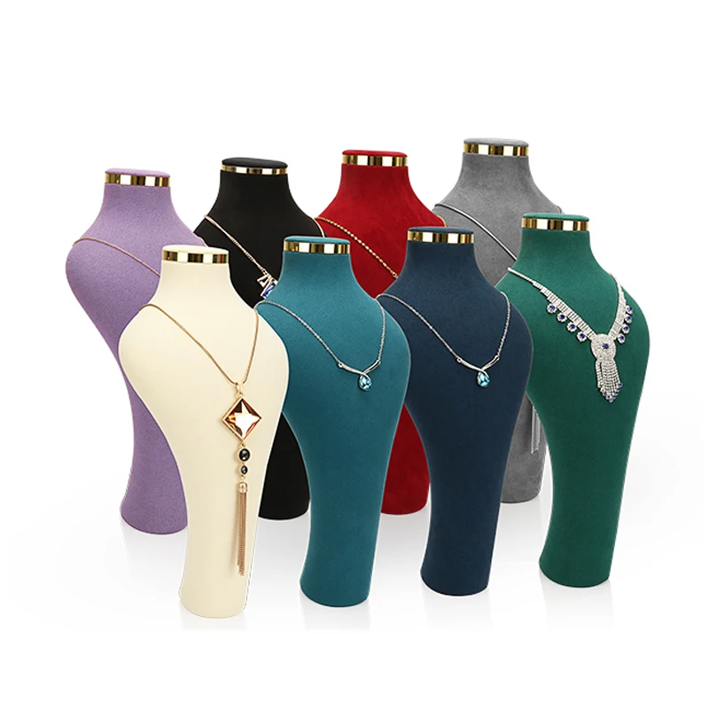 

Креативное металлическое кольцо, ожерелье, подставка, ультратонкий манекен, оконный дисплей, ожерелье, кулон, модель шеи, реквизит для дисплея