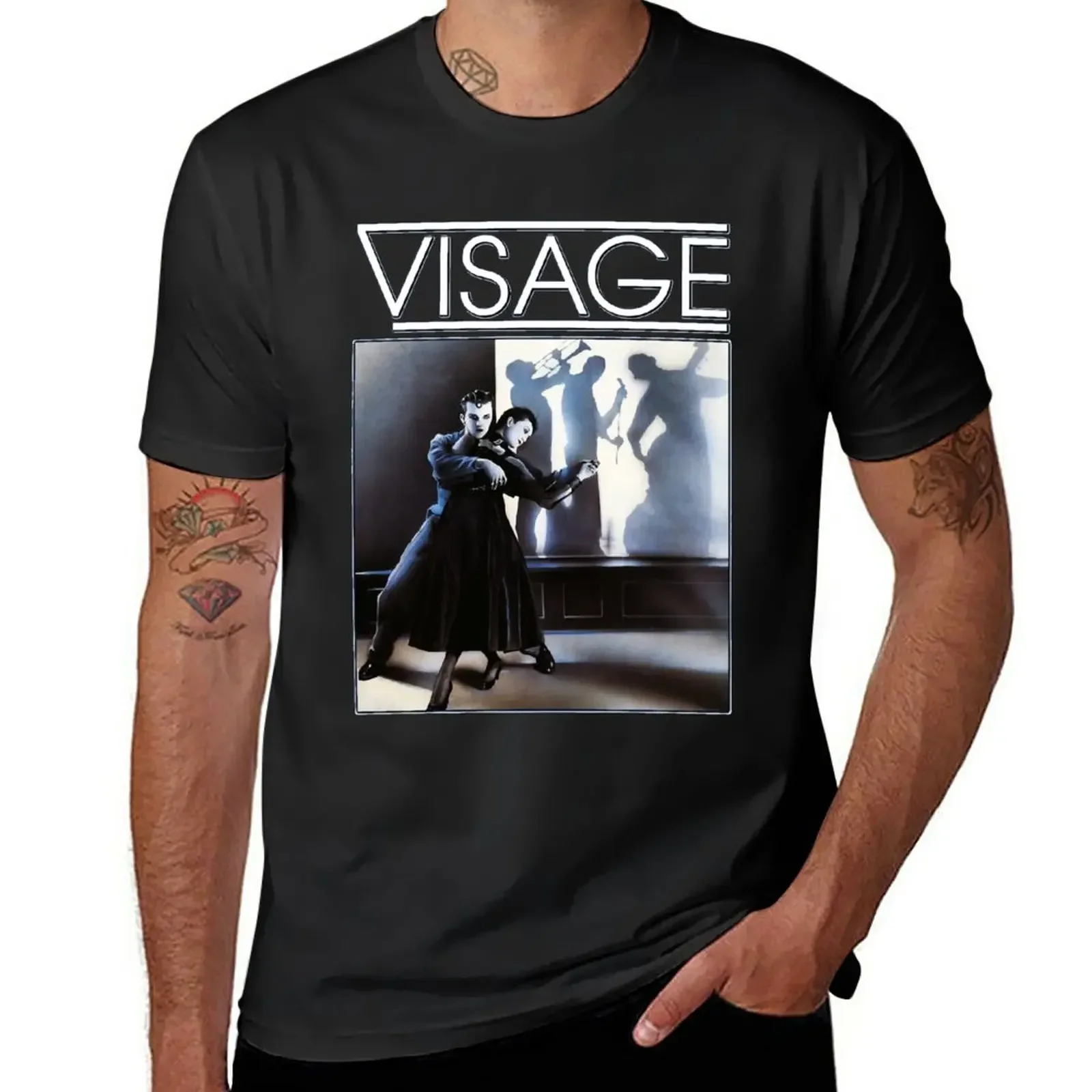 plus size tops Short sleeve tee mens champion t shirts the-visage 1980 T-Shirt  oversized t shirt  men clothing