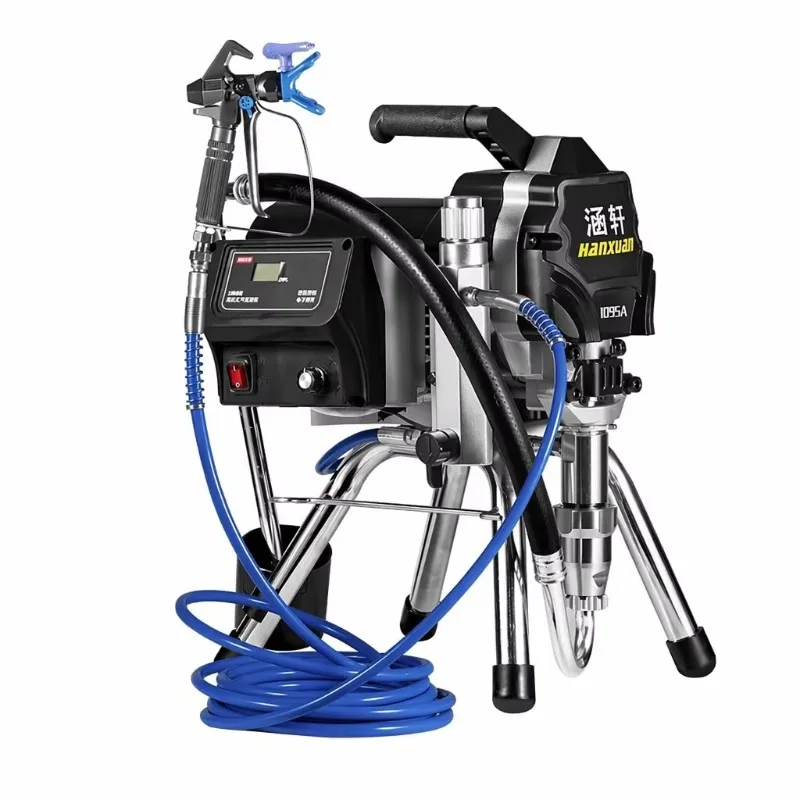 Manufacturer High-Pressure Airless Electric Spray Machine Convenient Coating Plunger Pump DIY Latex Paint Spraying Gun Mortar