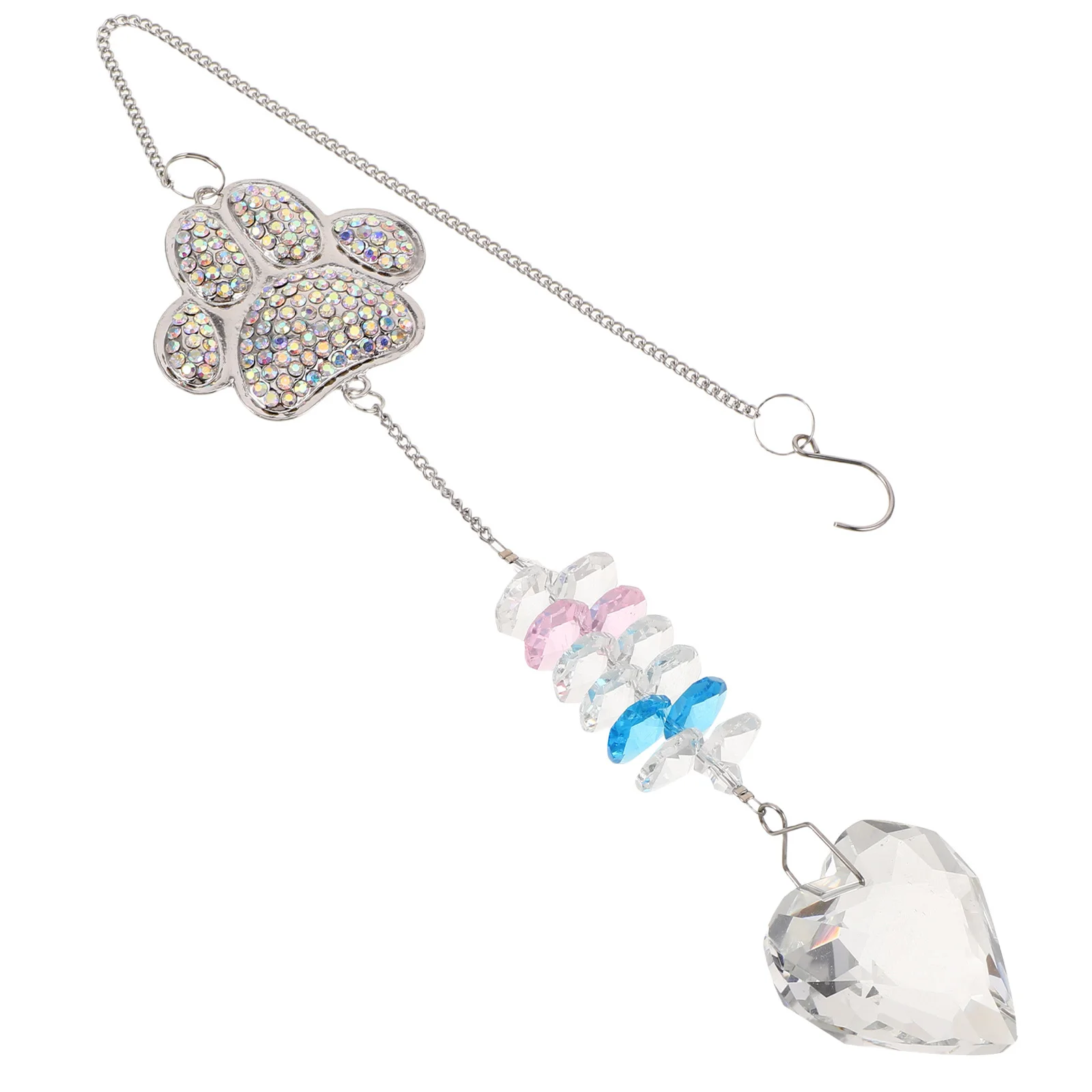 

Elegant Crystal Wind Chime for Garden Outdoor Hanging Decor Patio Balcony Suncatcher Pendant with Soothing Melodies and Shine