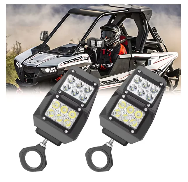 

Многофункциональные боковые зеркала UTV RZR Сверхмощные алюминиевые зеркала со светодиодной подсветкой и желтыми указателями поворота