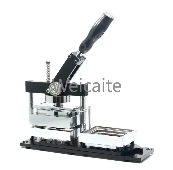 80*53mm Koelkastmagneet Making Machine Rechthoek Button Maker Kit met Cutter en 500 stuks materialen Handig en gemakkelijk te leren