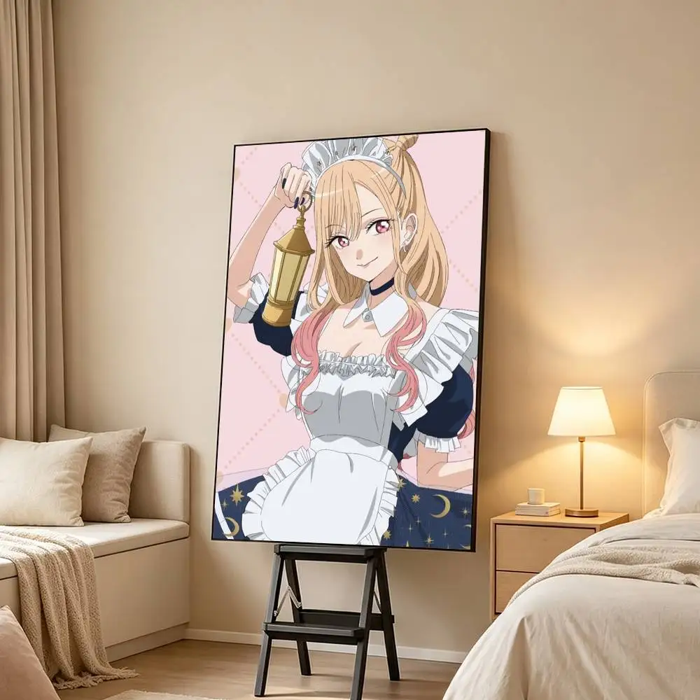 My Dress Up Darling Marin Kitagawa Poster High Quality Dorm Living Room Aesthetic Wall Decoration Painting Stickers Gift
