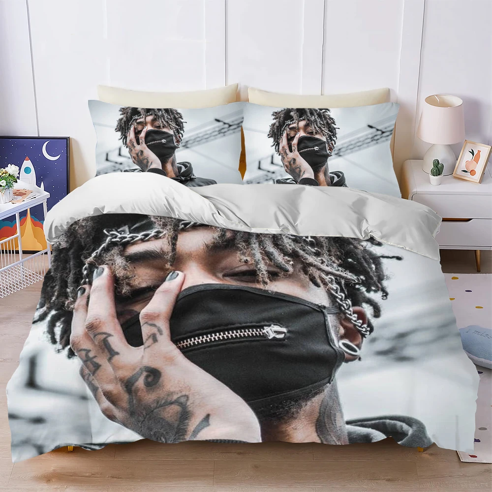

Singer S-Scarlxrd Duvet Cover Set Home Style Bedding Soft Laundry Cotton Bed 3 Piece Set Student Dormitory Gift