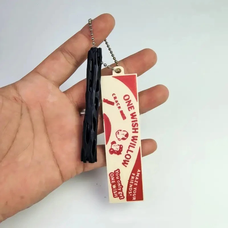 3D Printed One Wish Willow Stick Keychain Horror Movie-inspired Keychain Movie-Related Merchandise Props Collection Figurine