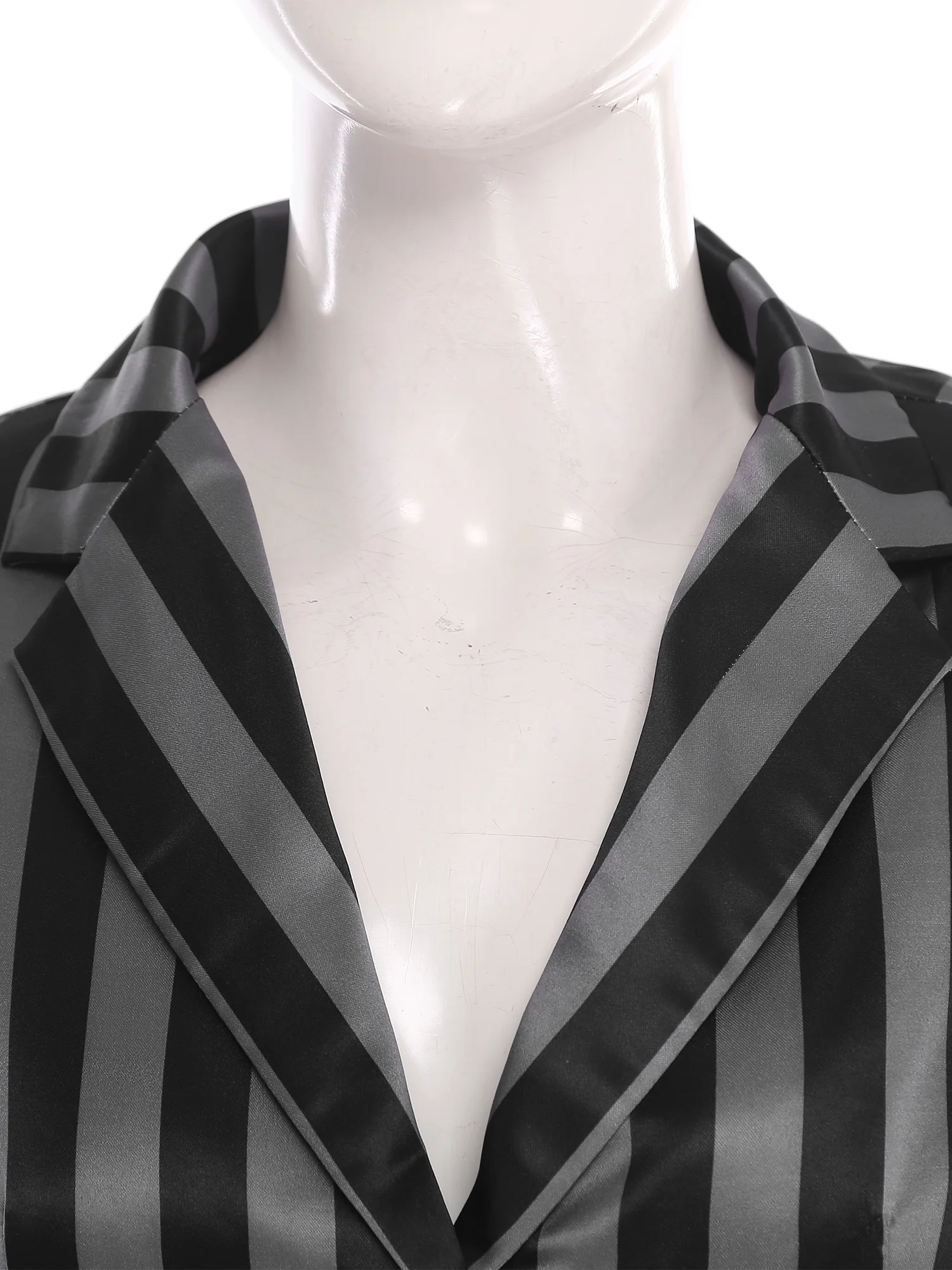 

Women Long Sleeve Slim Fit Striped Suit Blazer Jackets Outerwear Formal Occasions Work Party Commute Office Lady Jacket Suits