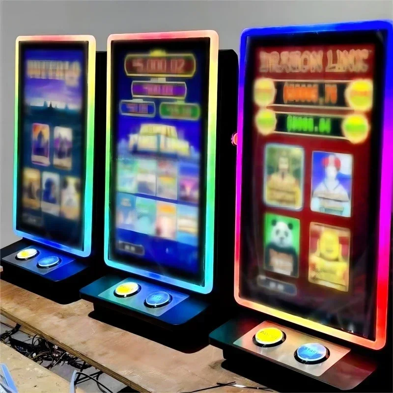 

Hot SalesBartop Desktop Tabletop Fusi*n 5 Het Developer Software Emulator Console Skill Cabinet Vending Machine With Game
