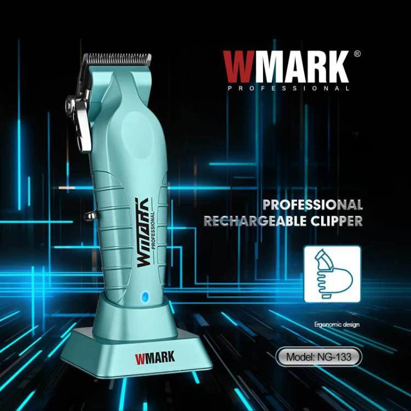 WMARK NG-133  Professional Men's Electric Cordless Gradient Hair Clipper Oil Head Contour Trimmer Hair Salon Barber Machine