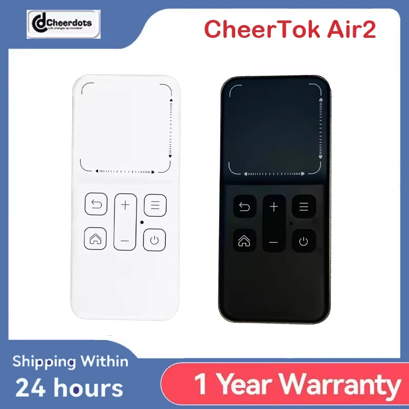 CheerTok Air 2 โทรศัพท์รีโมทคอนโทรลบลูทูธพร้อมตัวชี้บนหน้าจอทัชแพดสําหรับโทรศัพท์สมาร์ท iPad คอมพิวเตอร์อุปกรณ์สมาร์ท