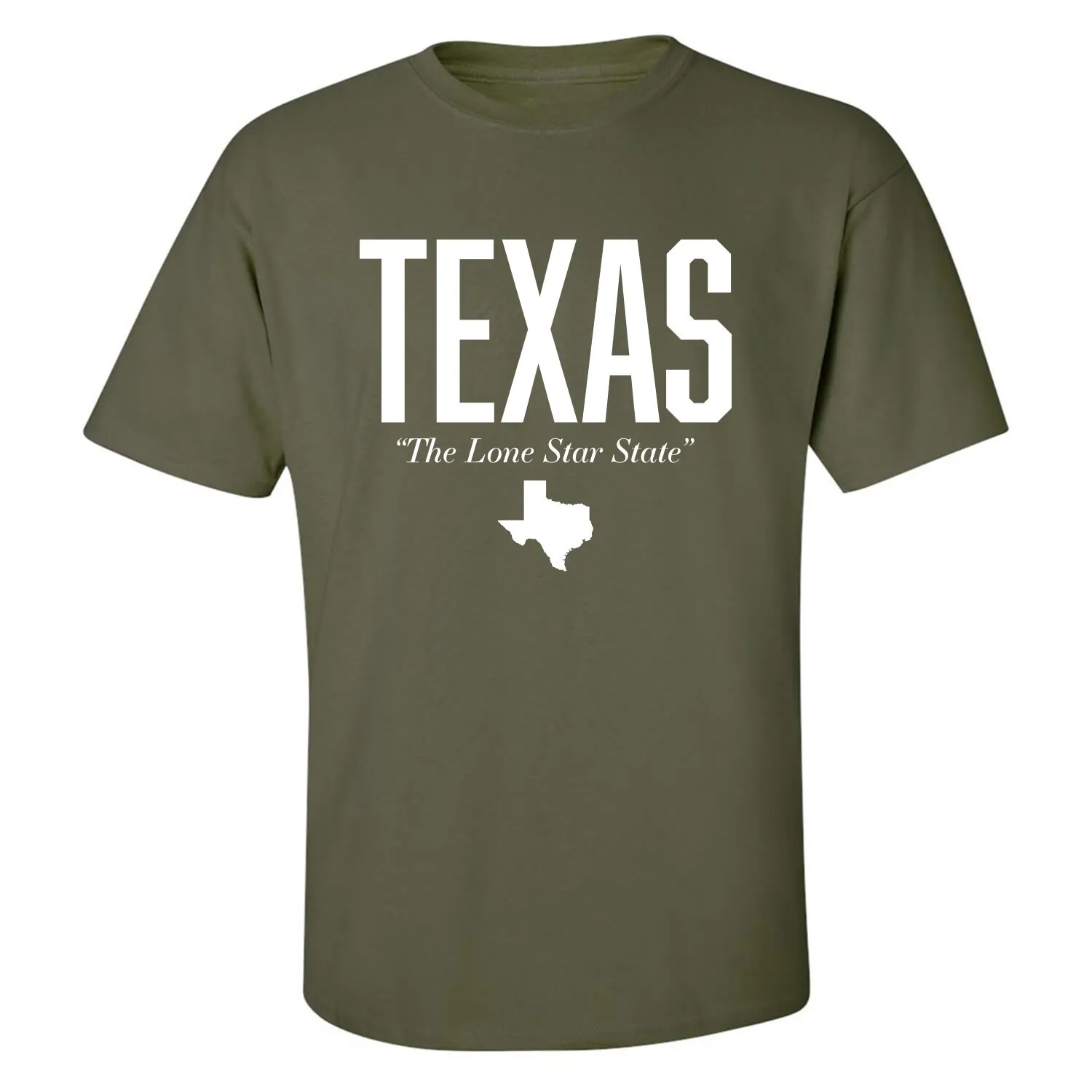 Texas The Lone Star State Crewneck T shirt