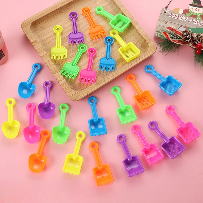 50pcs Children'S Beach Toy Set Hourglass Shovel Family Board Role-Playing Game Colour Mini Parenting Outdoor Small Tool Camping