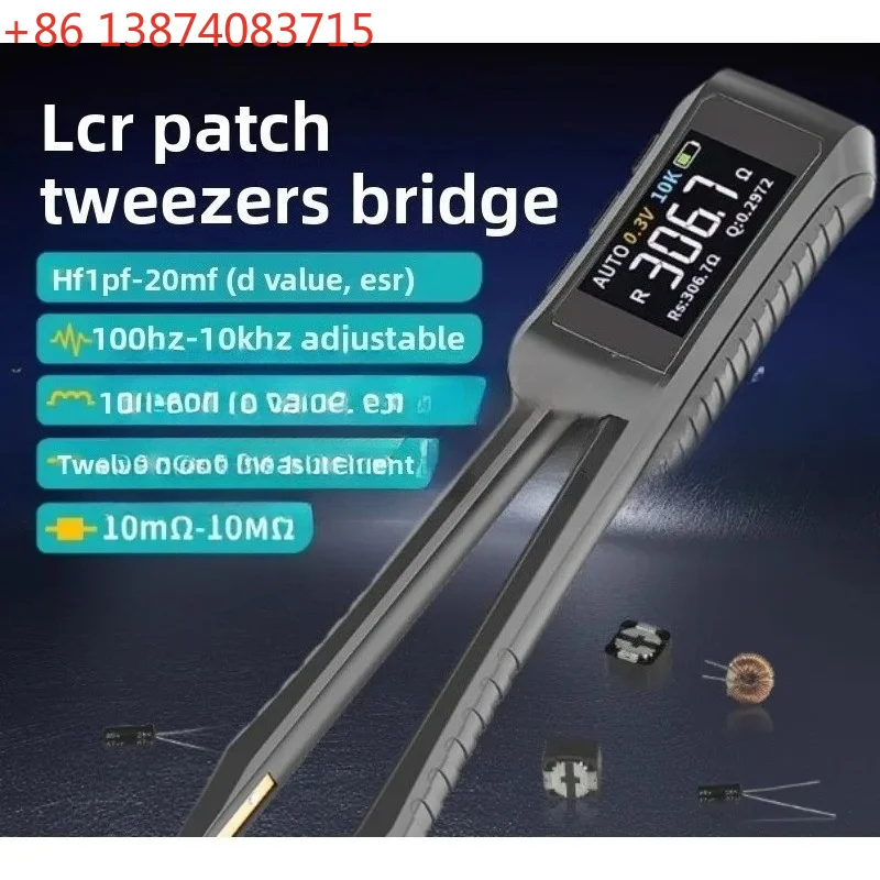

ZT-MD1 High Precision Digital Smart Tweezers ESR LCR Tester Capacitance Resistance Inductance Multimeter