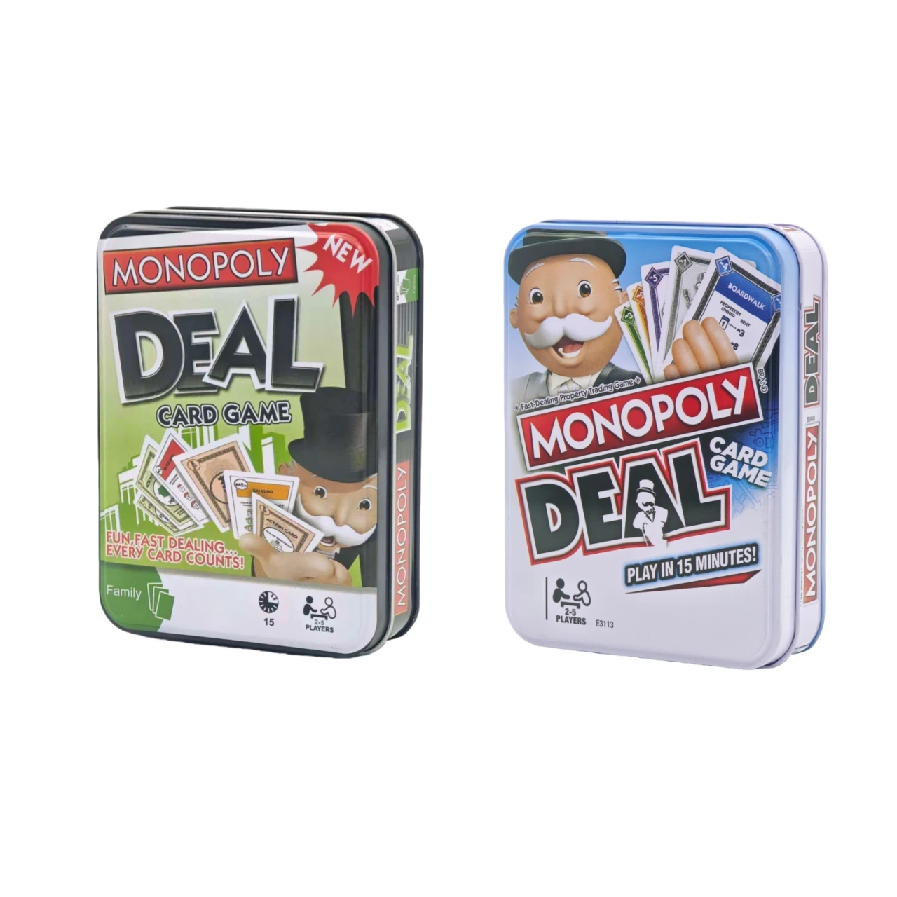 

Портативная версия игры "Монополия" в металлической коробке: очень стратегична и быстро играется. Подходит для семейных/дружеских встреч.