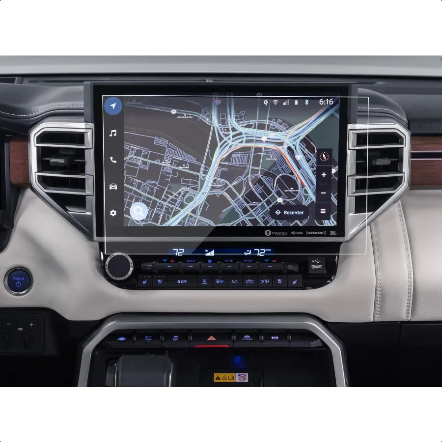 

Tempered Glass Screen Protector For 2025 2024 2023 2022 Tundra 20252023 Sequoia 14 Inch Navigation Touchscreen High Clear 9H A