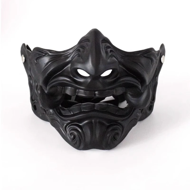 Japan Hannya Devil Ghost Tusk Mask Cosplay Masks Ghost Oni Samurai Noh Kabuki Halloween Fancy ball Latex Mask