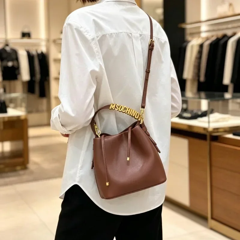 Luxury Designer Leather Crossbody Bag For Women Elegant Shoulder Handbag Ladies Tote Purse Classic Messenger Bag