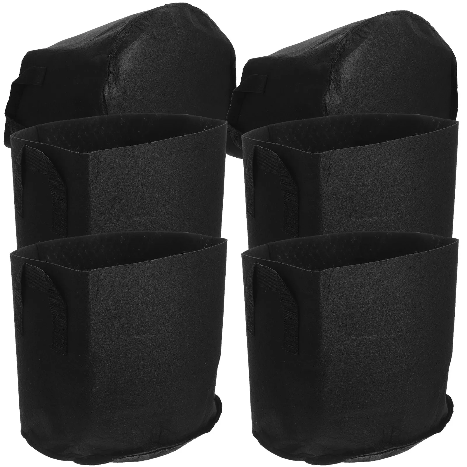 6 Pack Thick Nonwoven Plant Grow Bags Nursery Pots for Succulents Vegetables Fruit Garden Balcony