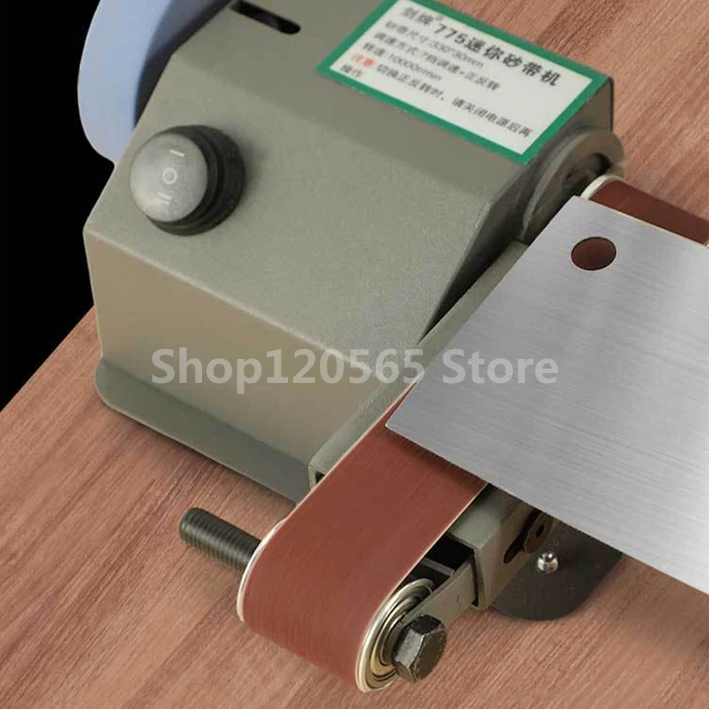 

Mini Belt Sander Electric Sanding Polishing Grinding Machine 775/795 Motor Adjustable Speed Multifunction Grinding Tool Set