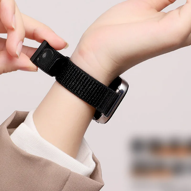 حزام نايلون لساعة Huawei Watch Fit 3 4 سوار بديل من النايلون بحلقة قابلة للتعديل سوار معصم ناعم ملحقات Huawei Fit 4 Pro