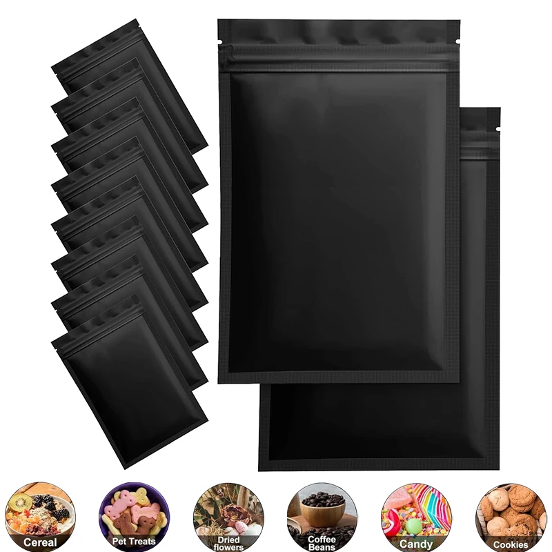 Solid Color Frosted Self Sealing Bag, U-shaped Easy To Tear Opening, with Widened Sealing Seal for Convenient Sealing Opening