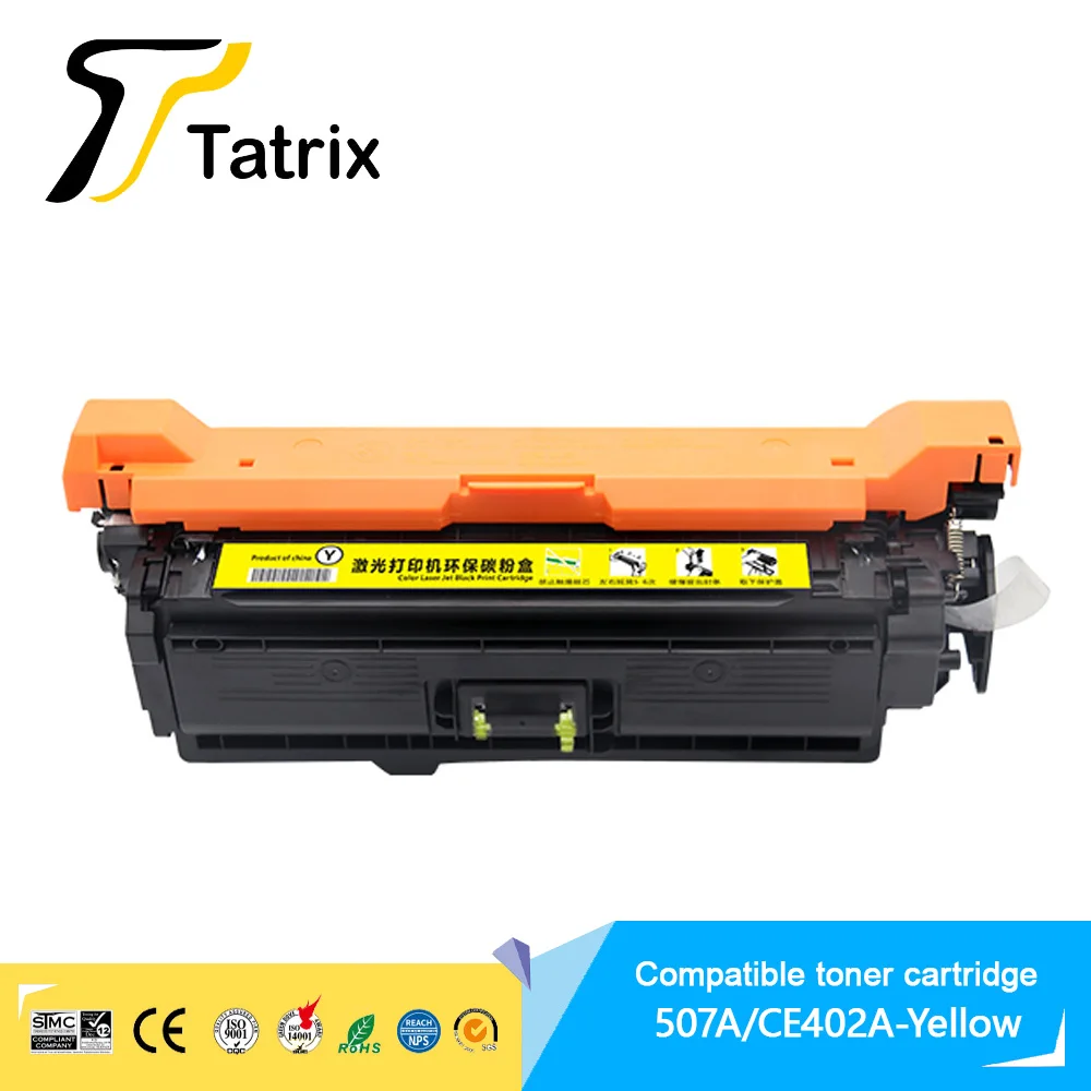 Imagem -04 - Tatrix-premium Compatível Laser Toner Cartucho Colorido Ce400a Ce401a Ce402a Ce403a 507a para hp Mfp M575dn Impressora M551dn