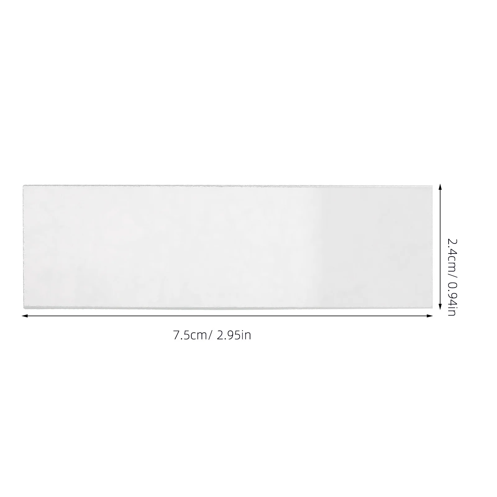 50Pcs Microscope Slides Glass Durable Frosted Slides for Clear Microscopic Observation Laboratory Microscope