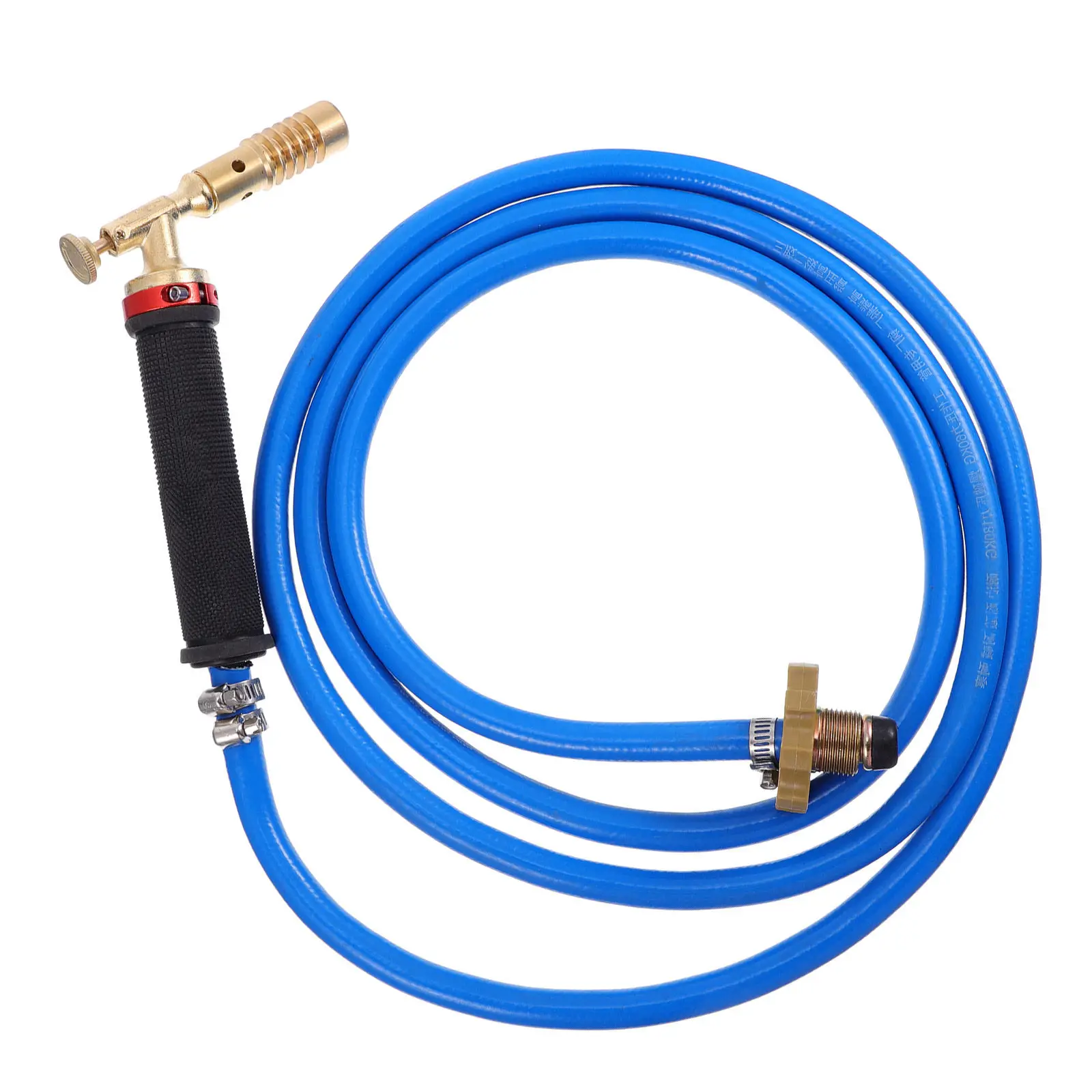 Oxygen Free Liquid Gas Welding Torch Blue High Temperature Copper Welding Tool Lightweight Precision for Heating Repair
