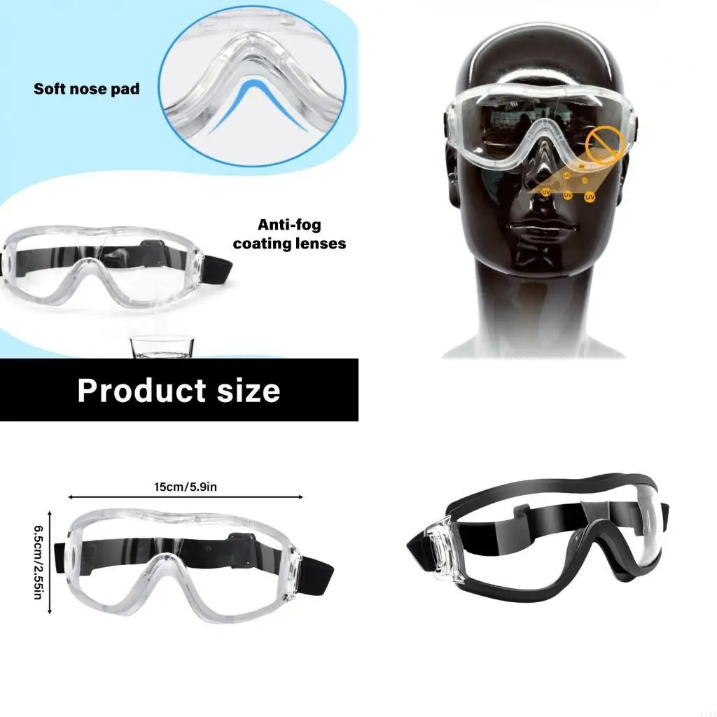 Impact Resistant Anti Fog Kids Safety Goggles Outdoor Sports Cycling Activity F19E