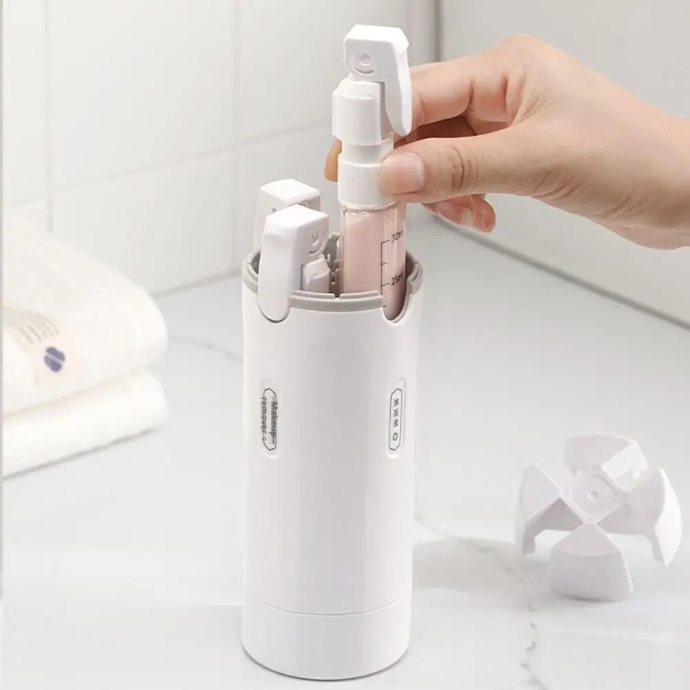 4 In 1 Travel-sized Refillable Bottles Portable Cosmetic Shampoo Storage Bottle Leakproof Skincare Small Capacity Storage Bottle