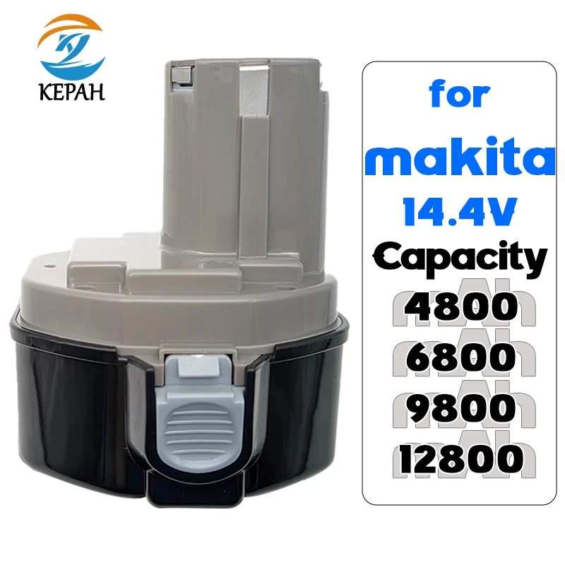 

New for Makita 14.4V NI-Cd 12800mAh Replacement Battery for Makita Battery 14.4V PA14 1420 1422 1433 1434 1435 1435F 192699-A