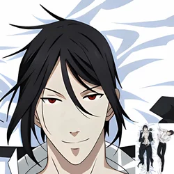 Dakimakura Anime Sebastian Michaelis Pillowcase Double-sided Print Hugging Body Bed Decorative Pillow Cover Case Dropshipping