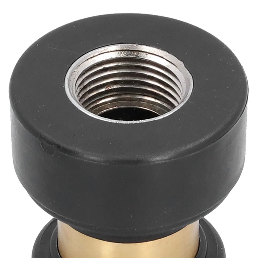 Durable Zinc Alloy Car Wash Nozzle Black 3/4 Female Thread Hose Nozzle Washer Included Water Sprayer Nozzle Family Car Washing