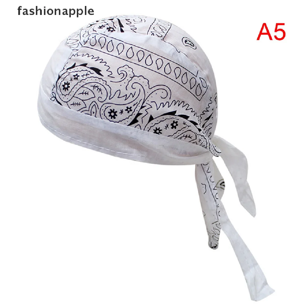 1PCS Breathable Quick Dry Bandana Pirate Cap Helmet Liner Cooling Bicycle Headscarf Cycling Hat Headband for Men Women view 2