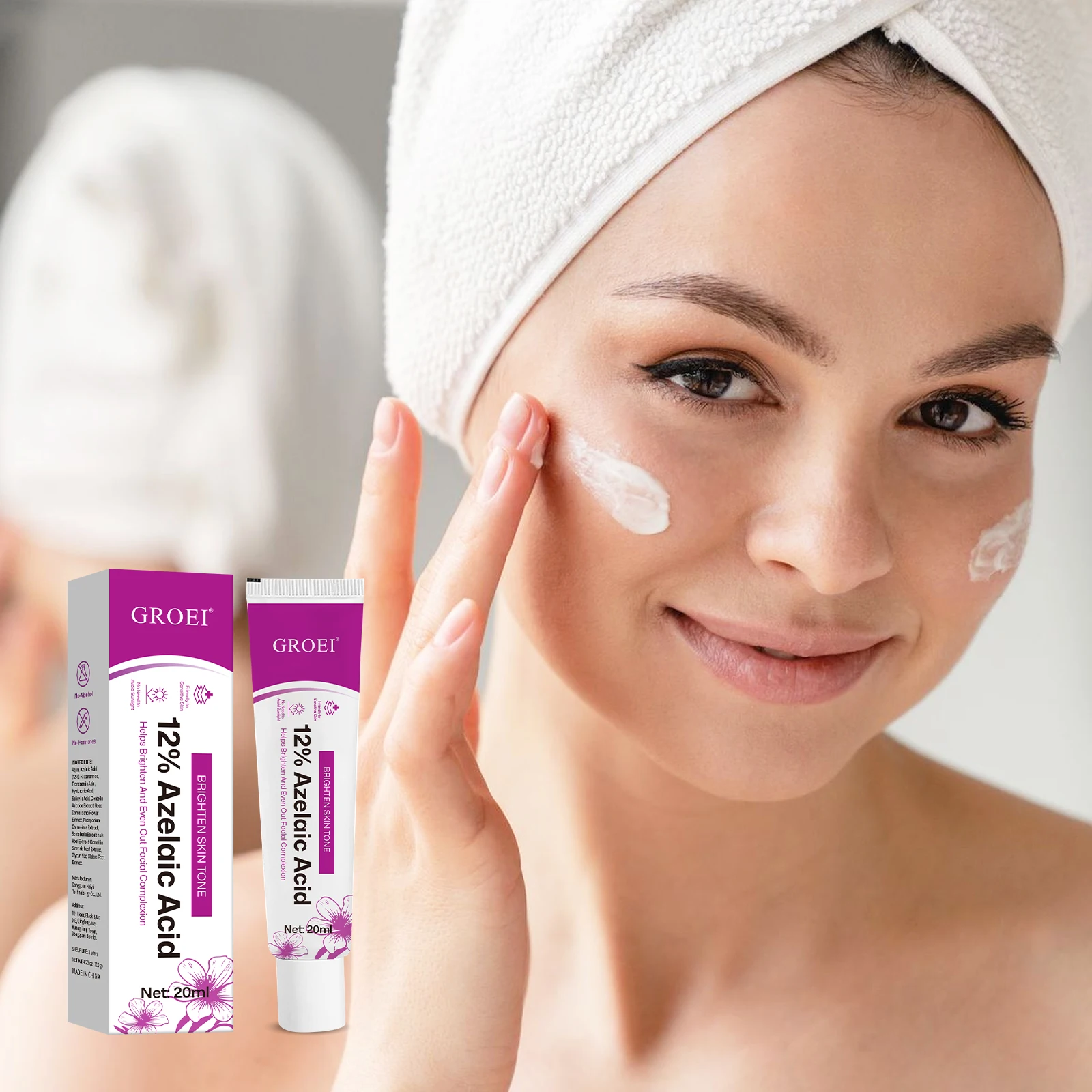 GROEI 12% Azelaic Acid Cream 2 - đánh giá và giá Azelaic Acid Cream