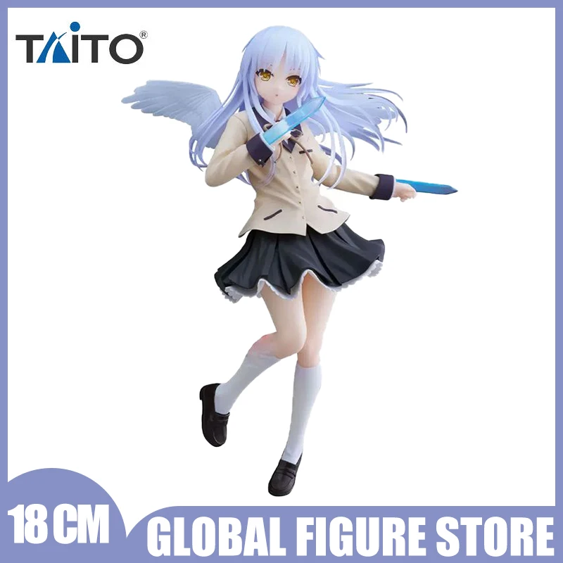 

18cm Angel Beats Figures Tachibana Kanade Anime Action Figure Kawaii Girl Collection Doll Ornament PVC Satute Gift Kid Toy