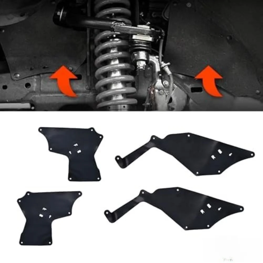 4Pcs Front Fender Liner Kit For Toyota Hilux 2016-2022 Plastic Mud Guard Shield Replacement Part 53885-KK020