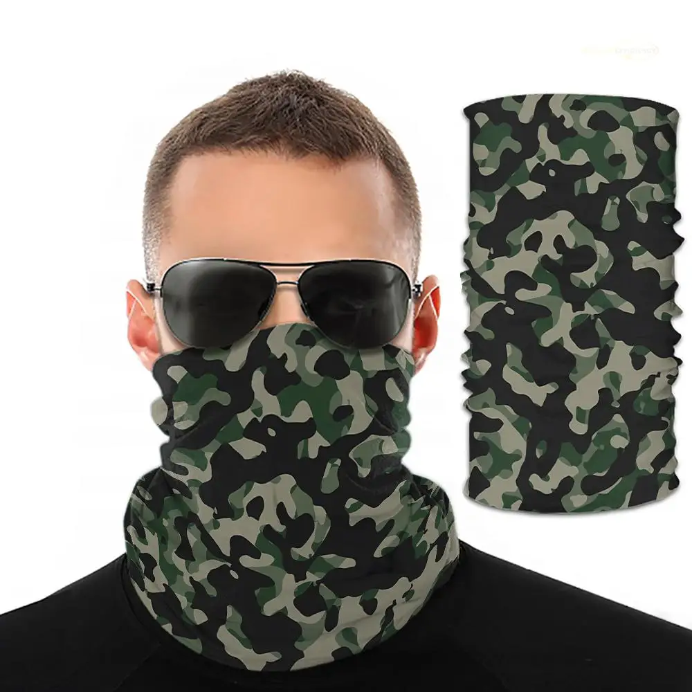 Pinguin 3D-gedruckter Halstuch, Tarnmuster, Jagd-Gesichtsmaske, modisch, multifunktional, Sonnenschutz, Radfahren, Kopfbedeckung