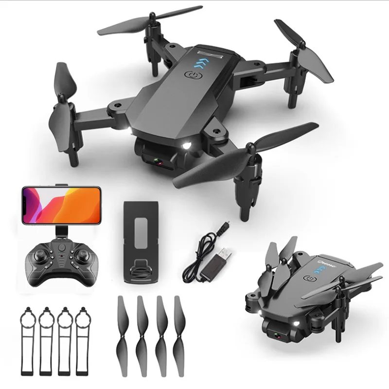 Q12 Mini Folding Quadcopter 4k Dual Camera HD Aerial Photography 4CH Mini Remote Control Drone Long Battery Life