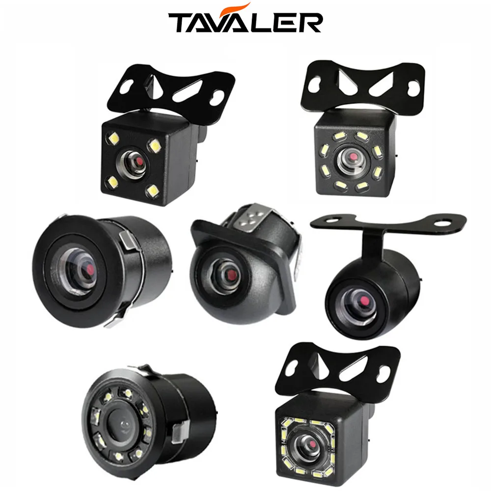 LED High-Definition Night Vision CCD Car Camera Rear View Reversing Image Waterproof 170° HD Video Support Monitor Auto Tools