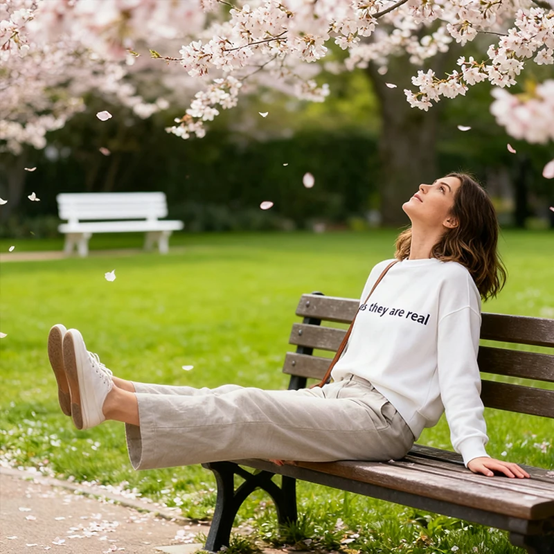 سترة نسائية مريحة برقبة دائرية مطبوعة Y2K Harajuku ملابس حب ممتعة ملابس رياضية ناعمة بلوفرات خريفية غير رسمية #1