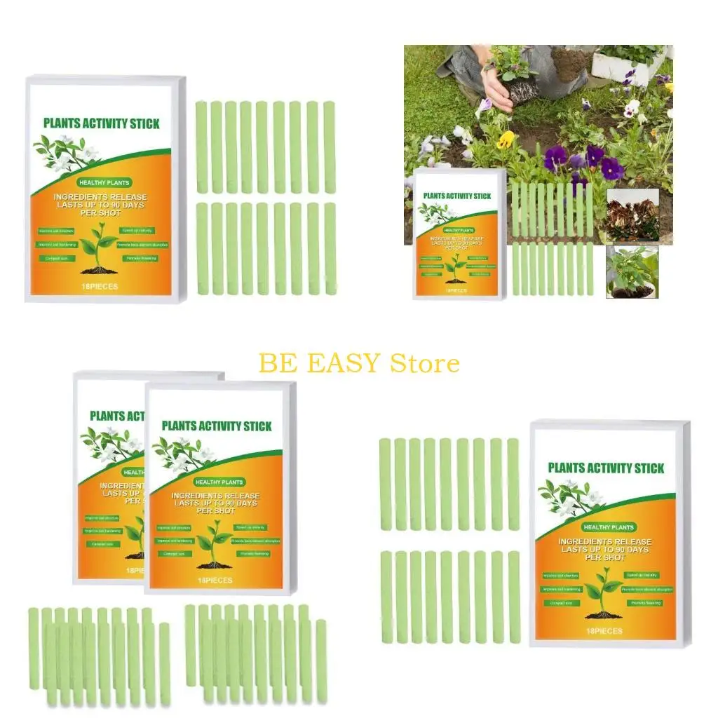 

E28F House Plant Nutrient Sticks Indoor Fertilizers Plant Fertilizers Bar Tree Fertilizers Spikes Plant Fertilizers