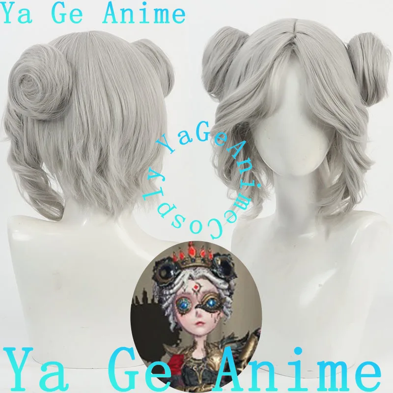 

Ya Ge Anime InStock Fast Shipping Identity V Mechanic Returnee Skin Cosplay Wig Twin Buns Anime Comic Reality Show Synthetic Wig