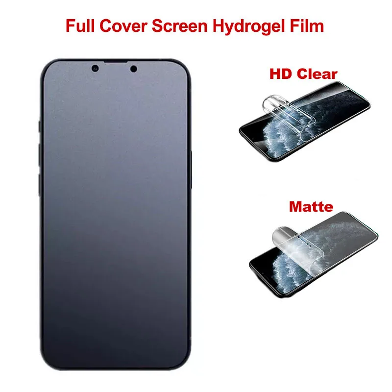 

2pcs Screen Protector For Infinix Hot 10S NFC 10i 20i 10 Play 8 5 Lite 4 6 7 Pro 6X Hot10s Hot20i HD Clear Matte Hydrogel Film