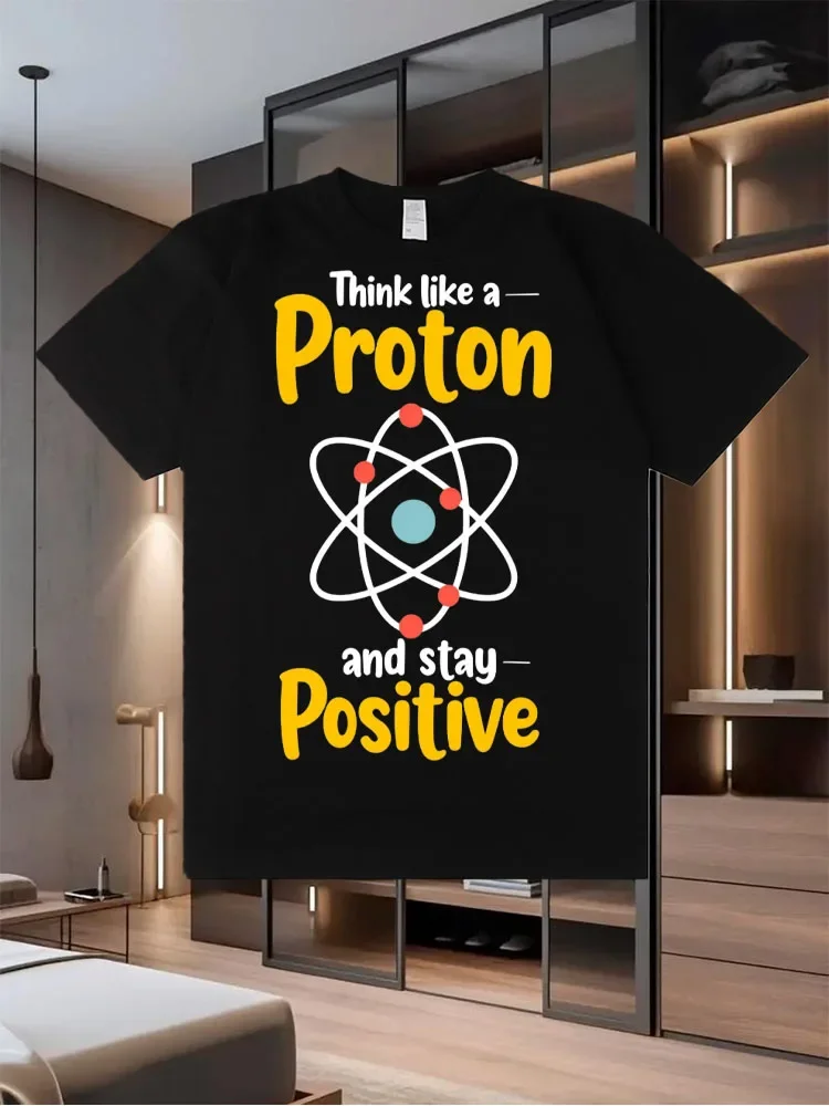 

Fun Printed T-shirt 2025 Summer New Men's Street Fashion Versatile 100% Cotton Loose Breathable Round Neck Short-sleeved Top