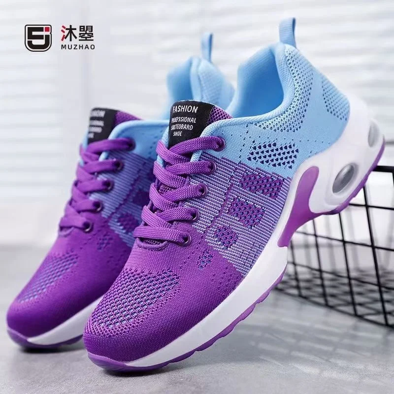 NEW Fashion Women Sneakers Air Cushion Soft Bottom Running Shoes Outdoor Mesh Breathable Tennis Shoes