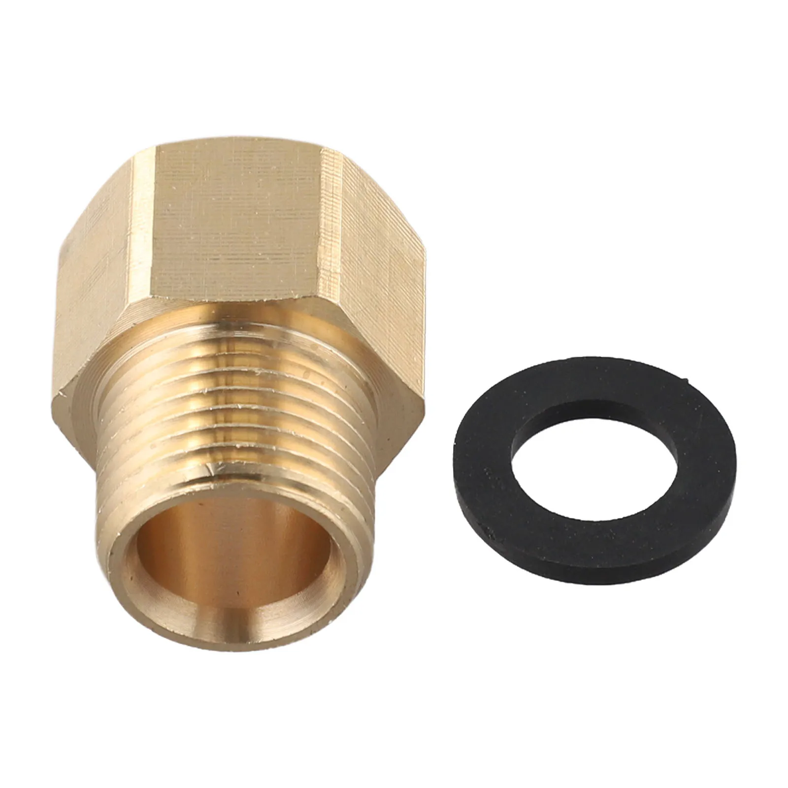 G1/2 Male Pressure Washer Connector with M22 14mm Female Thread Brass Adapter for Standardized Hose Attachment and Water Flow