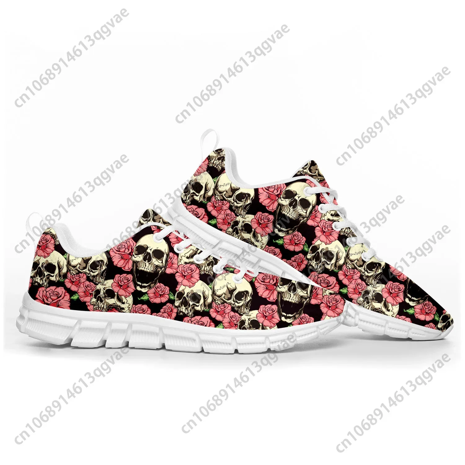 Skull Pop Hot Fiery Sports Shoes Mens Womens Teenager Kids Children Sneakers Casual Custom High Quality Couple Shoes White