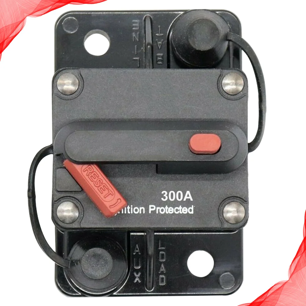 12V ~ 36V Auto Sicherung Manuelle Reset Stereo Power Circuit Breaker Marine Verstärker Elektrische Wäschetrockner Inline mini